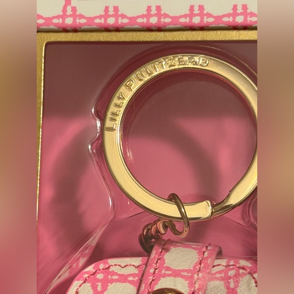 Lilly Pulitzer Wireless Earbuds Case – Havana Pink Caning, NIP - Picture 4 of 4